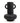 Matte Black Bulbous Vase 25 cm