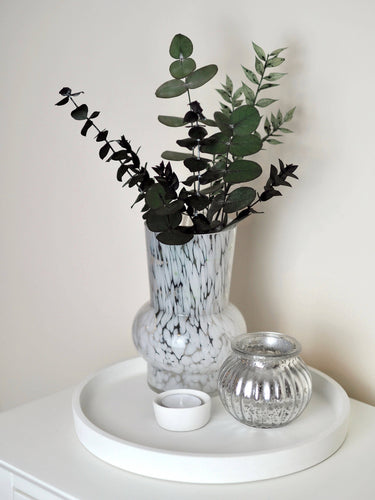 Concrete Maxi Tray | Styling Tray | Decorative Tray: White Marble