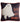 Spooky Ghosts Cushion by Bedlam in Grey 43 x 43cm: Filled Cushion
