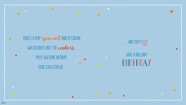 GODSON BIRTHDAY - MAGICAL WONDERS