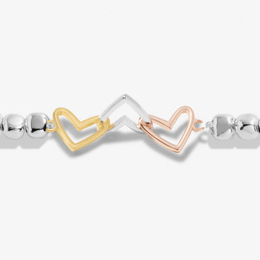 FOREVER YOURS | FRIENDSHIP LAUGHTER HAPPINESS | Silver, Gold Plated & Rose Gold Plated | Bracelet |