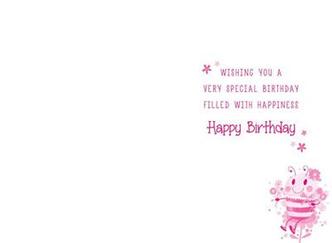Great Granddaughter Birthday Card - Bee