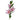 Single Artificial Flowers Large Pink Lily Stem - 3 Flowers 100cm