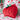 Strawberry Shaped Cushion in Red