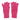 CHARLOTTE BRIGHT PINK CABLE KNIT RECYCLED BLEND GLOVES