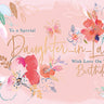 Greeting card for a daughter-in-law with floral designs and text on a pink background