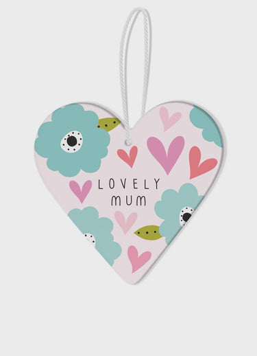 Lovely Mum Hanging Ceramic Plaque