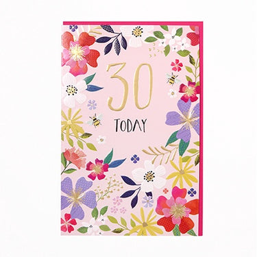 Age 30 Birthday (Floral)