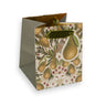 Gift bag with pear pattern on a white background