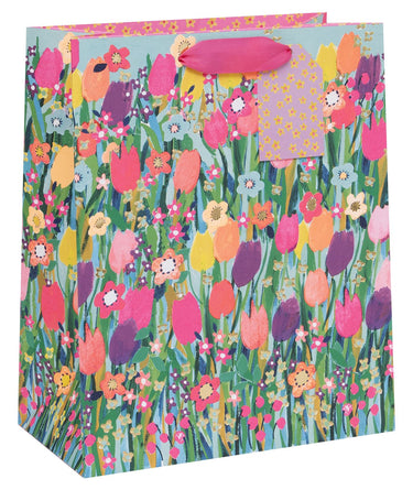 Large Gift Bag - Tulip Meadow