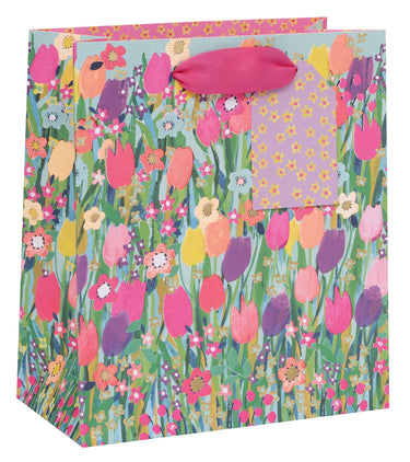 Medium Gift Bag - Tulip Meadow
