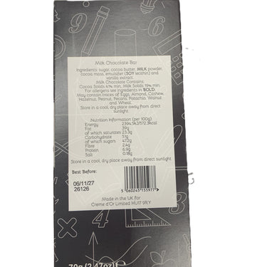 Thank You Teacher Milk Chocolate Bar 70g