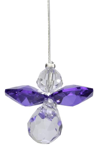Classic Crystal Guardian Angel Amethyst