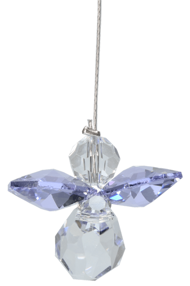 Classic Crystal Guardian Angel Light Amethyst