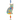 Crystal Dreams Sitting Cat Heart - Rainbow