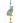 Crystal Dreams Sitting Cat Heart - Rainbow