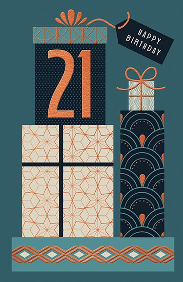 Age 21 Birthday (Teal Presents)