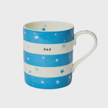 Blue Stripe 'Dad' Mug