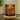 Personalised March Birth Flower Amber Glass Candle