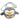 WINTER WONDERLAND - GREY ROUND POPPY PENGUIN ZIP BAG