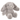 Grey Plush Rabbit 18cm