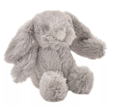 Grey Plush Rabbit 18cm