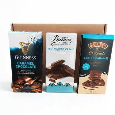 Luxury Chocolate Letterbox Hamper – Guinness, Butlers & Baileys Caramel Selection