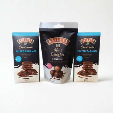 Baileys Chocolate Letterbox Gift Hamper | Salted Caramel Chocolate & Mini Delights | Letterbox Friendly Gift