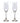 Amore Champagne Flutes Set of 2 - 30th Anniversary