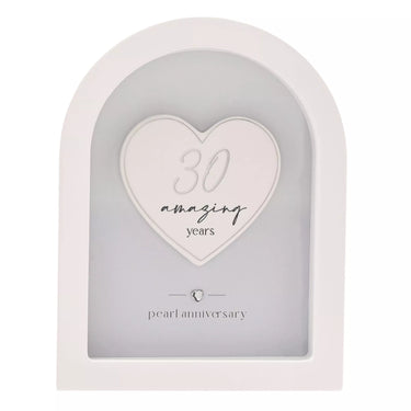 Amore Arch Plaque 18cm - 30 Years