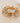 Golden floral bloom bracelet
