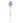 Single Artificial Flower Purple Starflower Stem - 5 Flowers 60cm