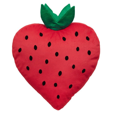 Strawberry Shaped Cushion in Red