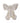 Bambino White Plush Elephant Medium 18cm