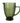 Large Ridged Glass Jug - Green