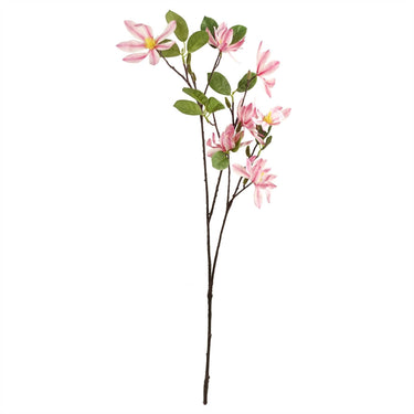 Single Pink Magnolia Floral Spray Artificial