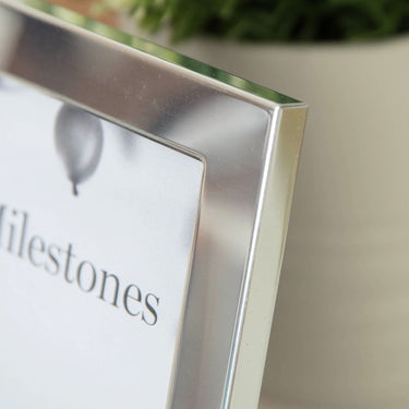 50th Birthday Aluminium Photo Frame with 3D Number 6" x 4"