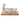 Hestia Silver Metal "Home" Sign on a Wood Base
