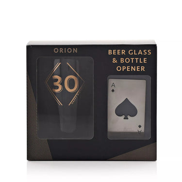 Hotchpotch Orion Beer Glass & Bottle Opener - 30