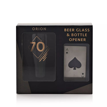 Hotchpotch Orion Beer Glass & Bottle Opener - 70