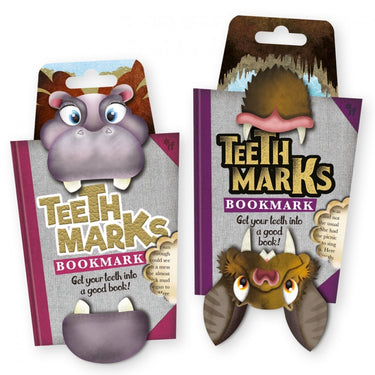 TeethMarks Bookmarks - Hippo