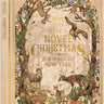 Decorative book cover with festive design featuring animals and text.
