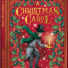 Book cover of 'A Christmas Carol' with decorative elements and a person holding a candle.