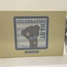 Baby shower guest book with teddy bear illustration on a white background