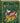 Decorative book cover with Santa Claus and Christmas elements on a green background