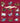 Illustrations of Christmas symbols on a red background with 'The Twelve Days of Christmas' text.