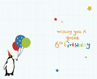 6th Birthday - Penguin
