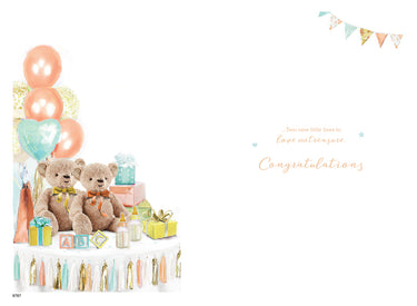 Birth Congrats Twins - Essence